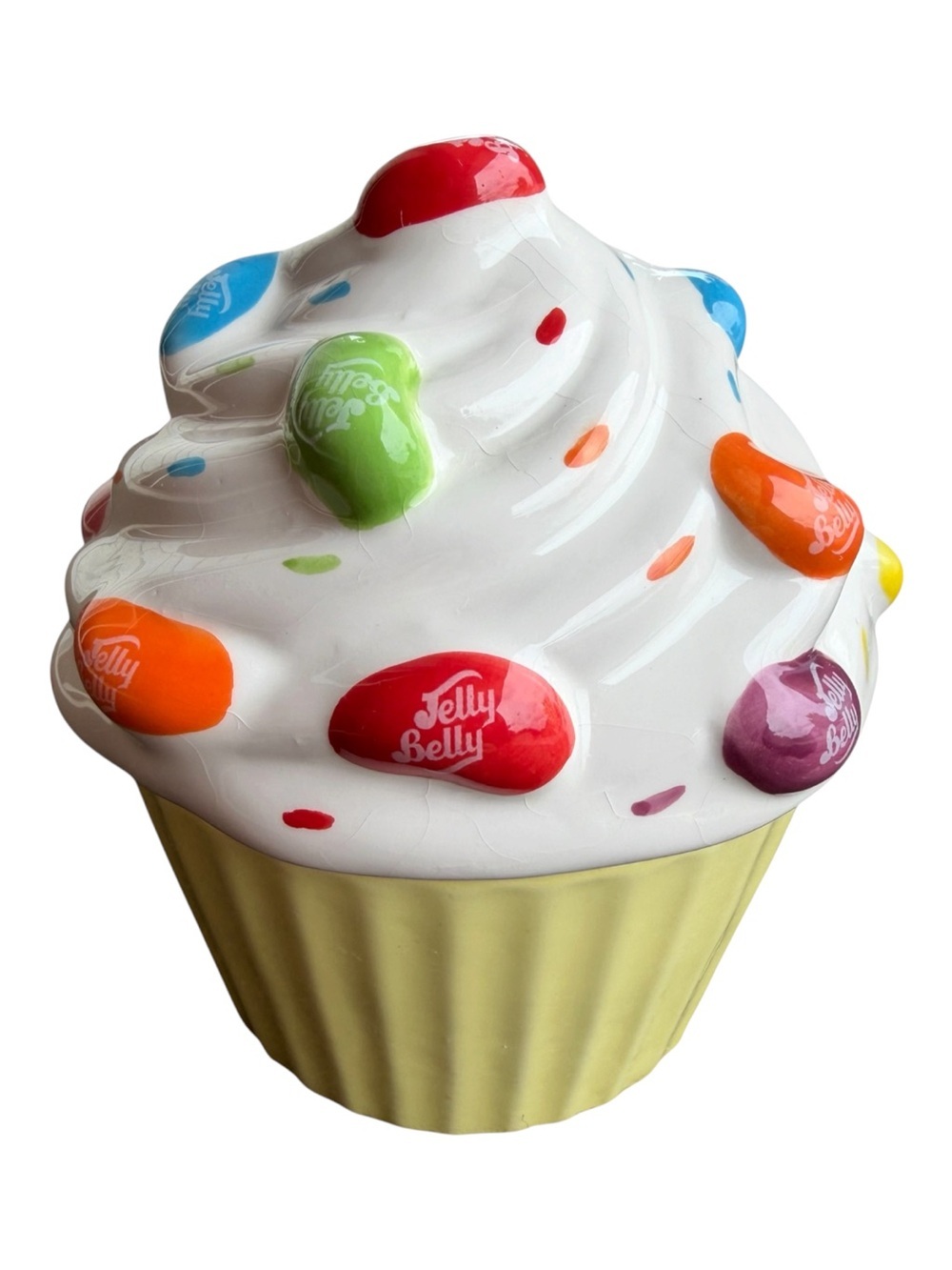 Jelly Belly 2011 Ceramic Cupcake Candy Jar
